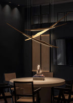 Skytrace Curved Wood LED Pendant Light - product view 12