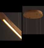 Skytrace Curved Wood LED Pendant Light - product view 20