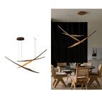 Skytrace Curved Wood LED Pendant Light - product view 23