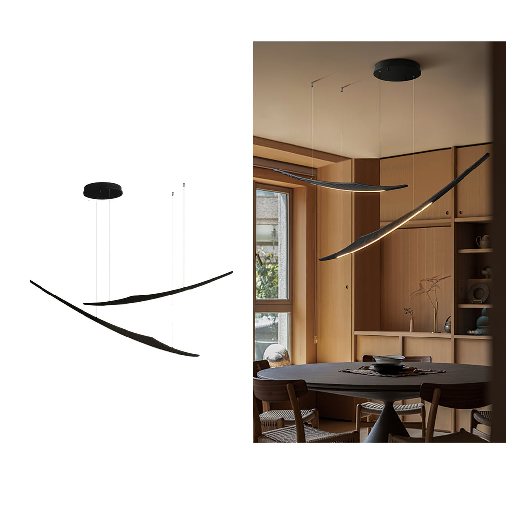 Skytrace Curved Wood LED Pendant Light - product view 24