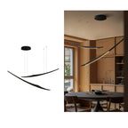 Skytrace Curved Wood LED Pendant Light - product view 24