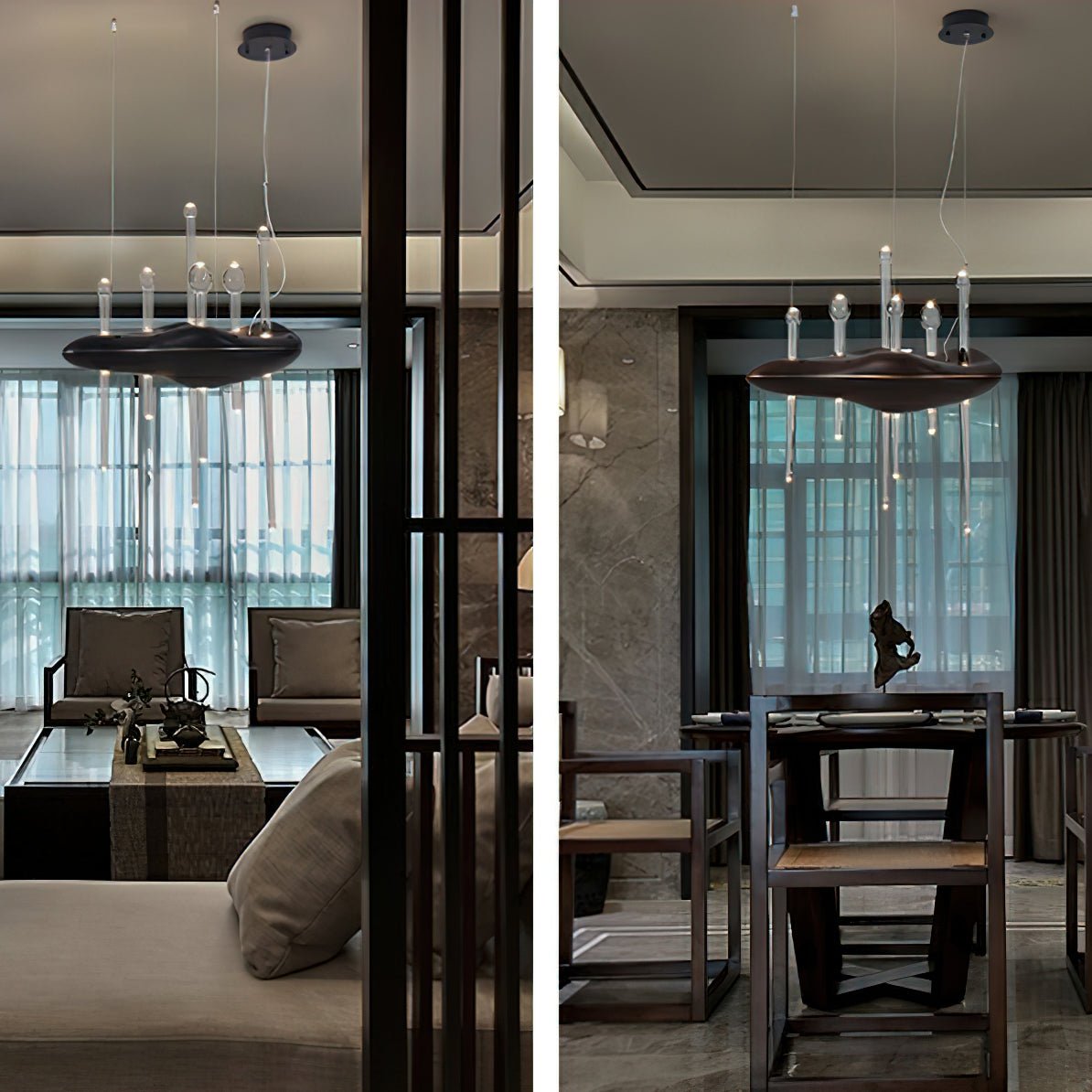 Skyward Thorn Chandelier — product and interior detail 4