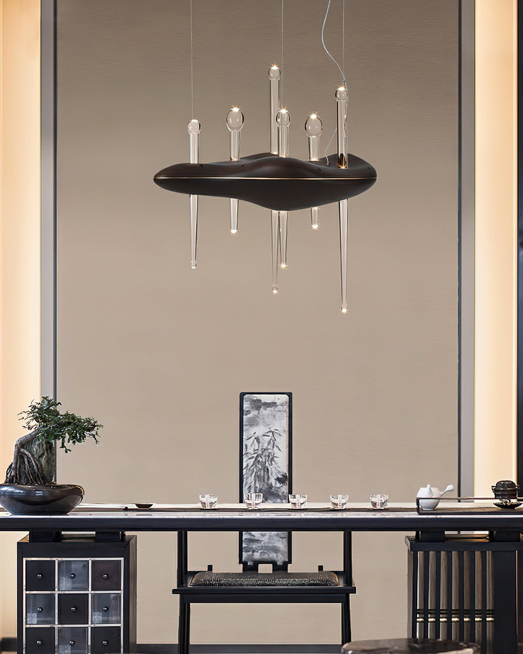 Skyward Thorn Chandelier — product and interior detail 12