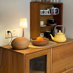 Snail Sculptural Wood Table Lamp - product view 11