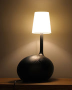 Snail Sculptural Wood Table Lamp - product view 14