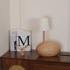 Snail Sculptural Wood Table Lamp - product view 20