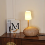 Snail Sculptural Wood Table Lamp - product view 21