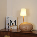 Snail Sculptural Wood Table Lamp - product view 23