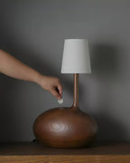 Snail Sculptural Wood Table Lamp - product view 28