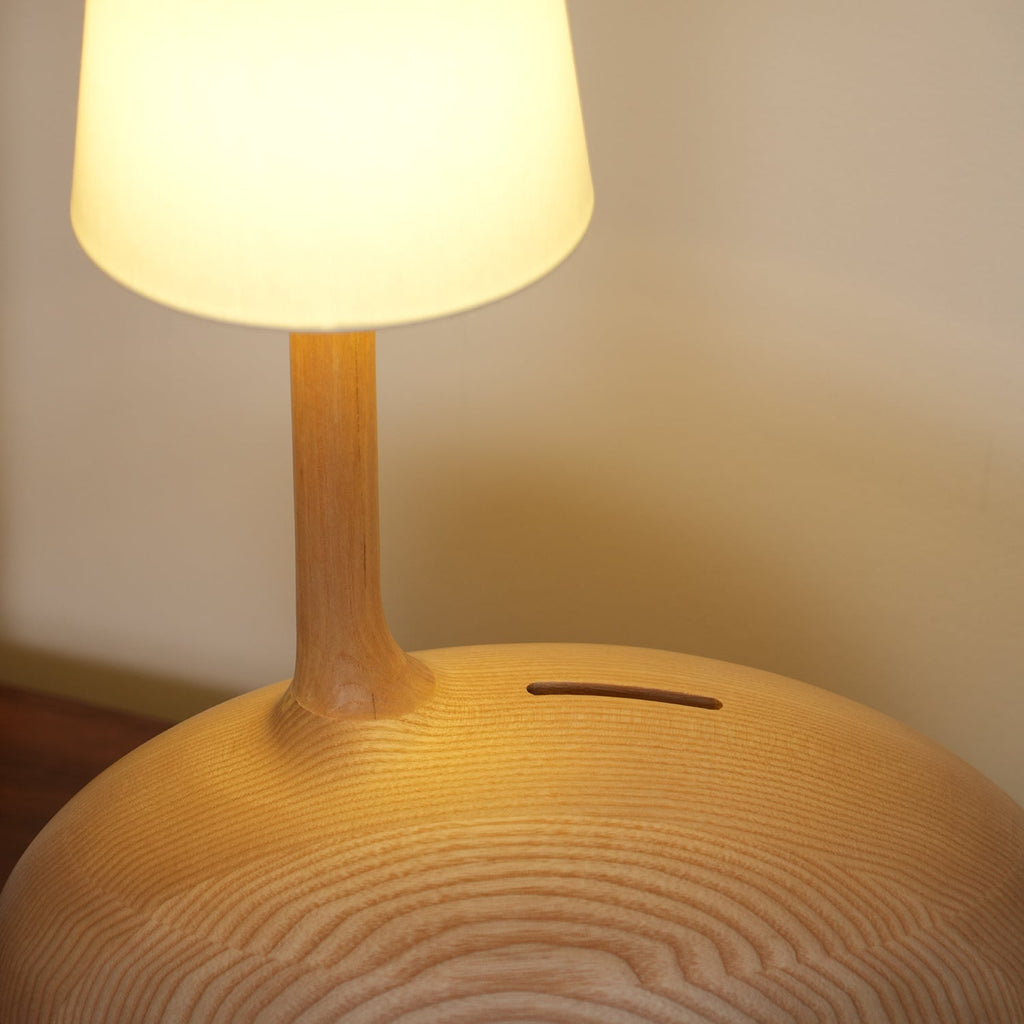 Snail Sculptural Wood Table Lamp - product view 32