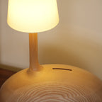 Snail Sculptural Wood Table Lamp - product view 32