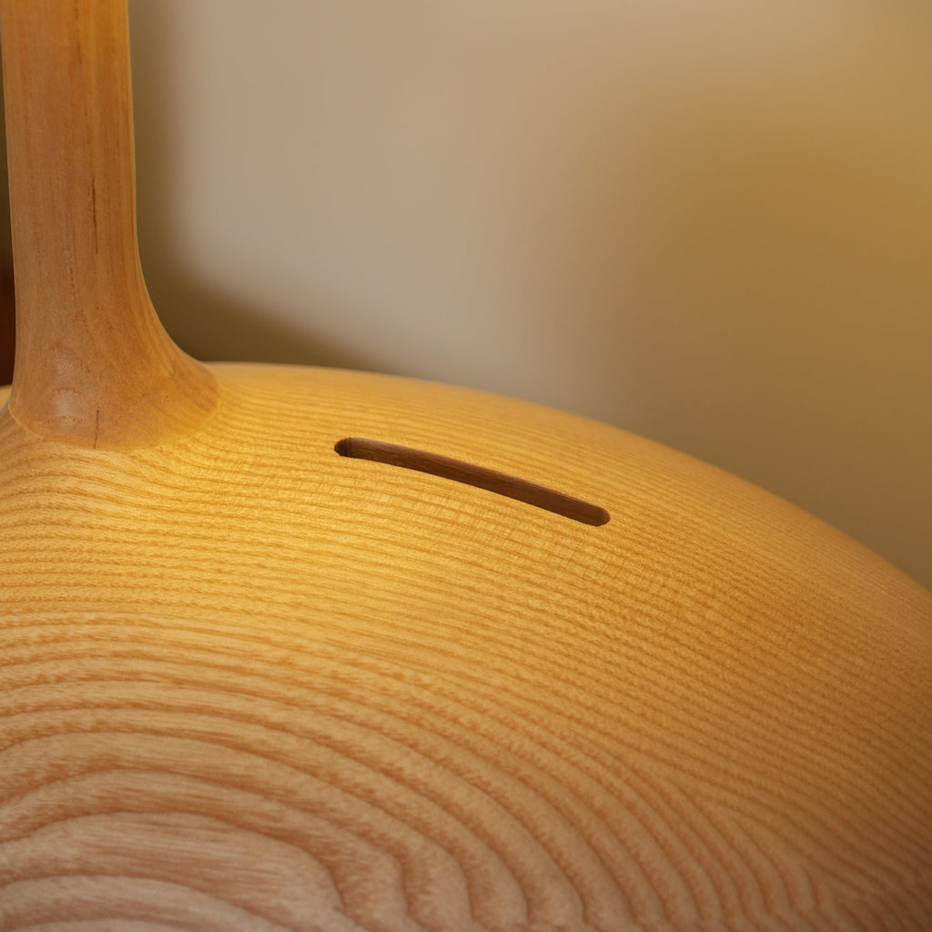 Snail Sculptural Wood Table Lamp - product view 33