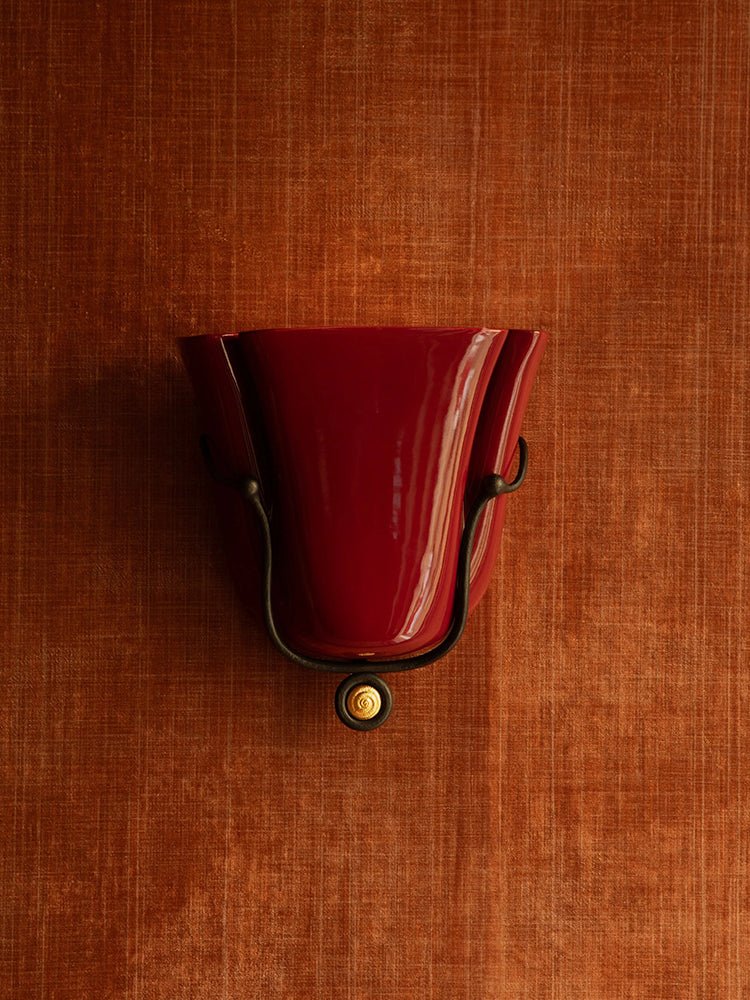 Solenne Ceramic Shell Wall Sconce — design detail 12