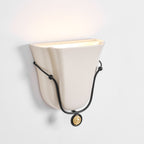 Solenne Ceramic Shell Wall Sconce — design detail 25