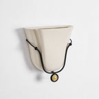 Solenne Ceramic Shell Wall Sconce — design detail 26