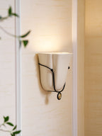 Solenne Ceramic Shell Wall Sconce — design detail 31