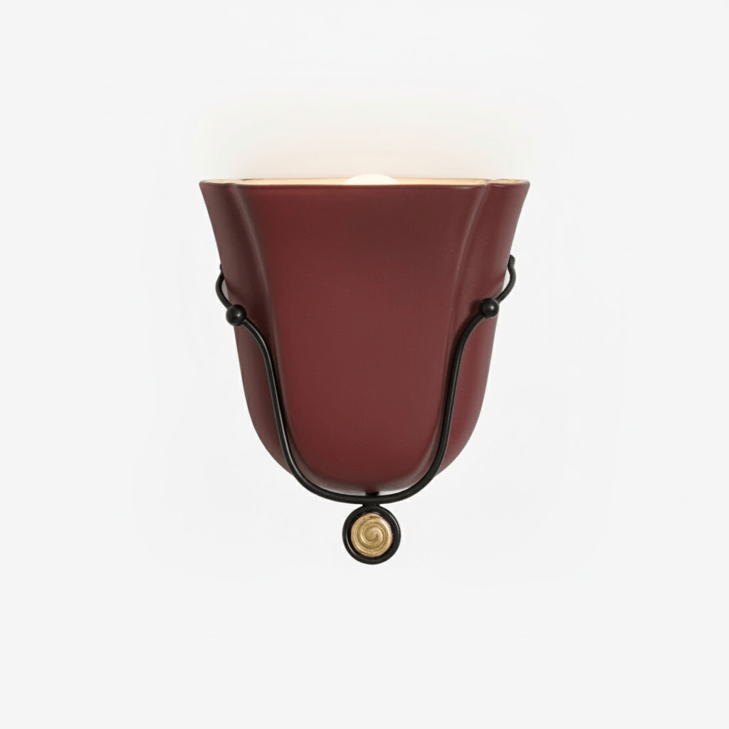 Solenne Ceramic Shell Wall Sconce — design detail 39