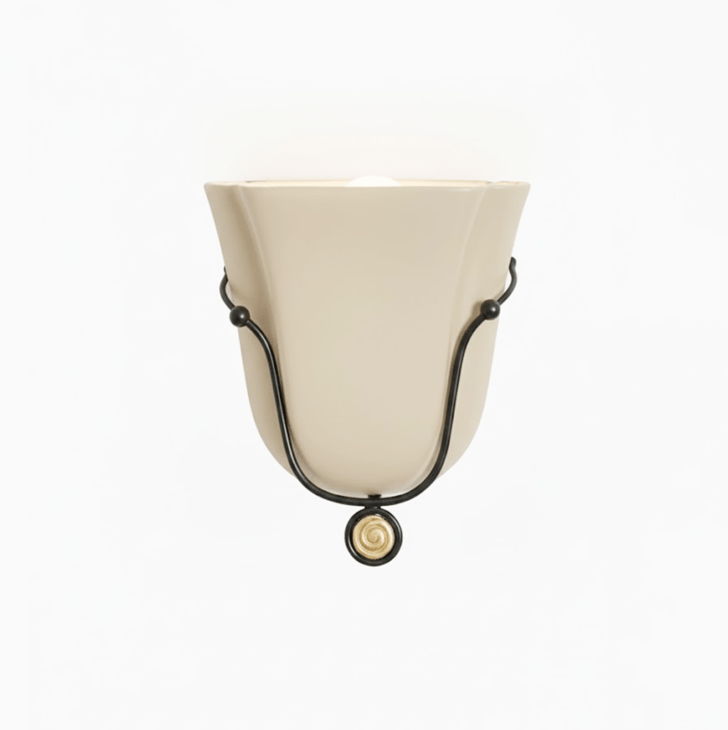 Solenne Ceramic Shell Wall Sconce — design detail 40