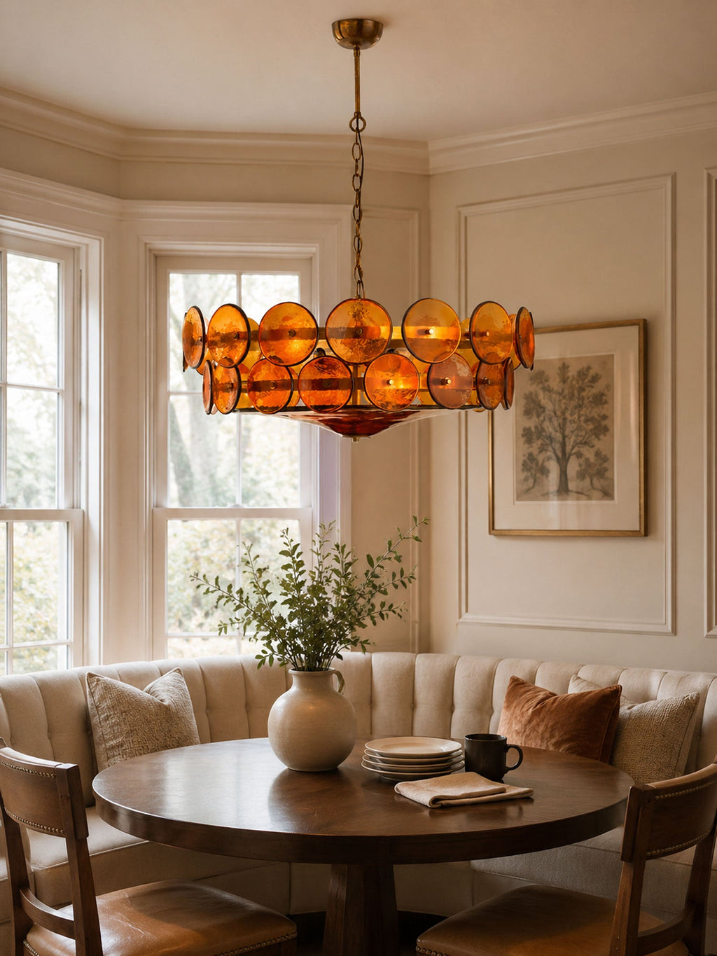 Solerin Floating Disc Glass Chandelier — product detail 13