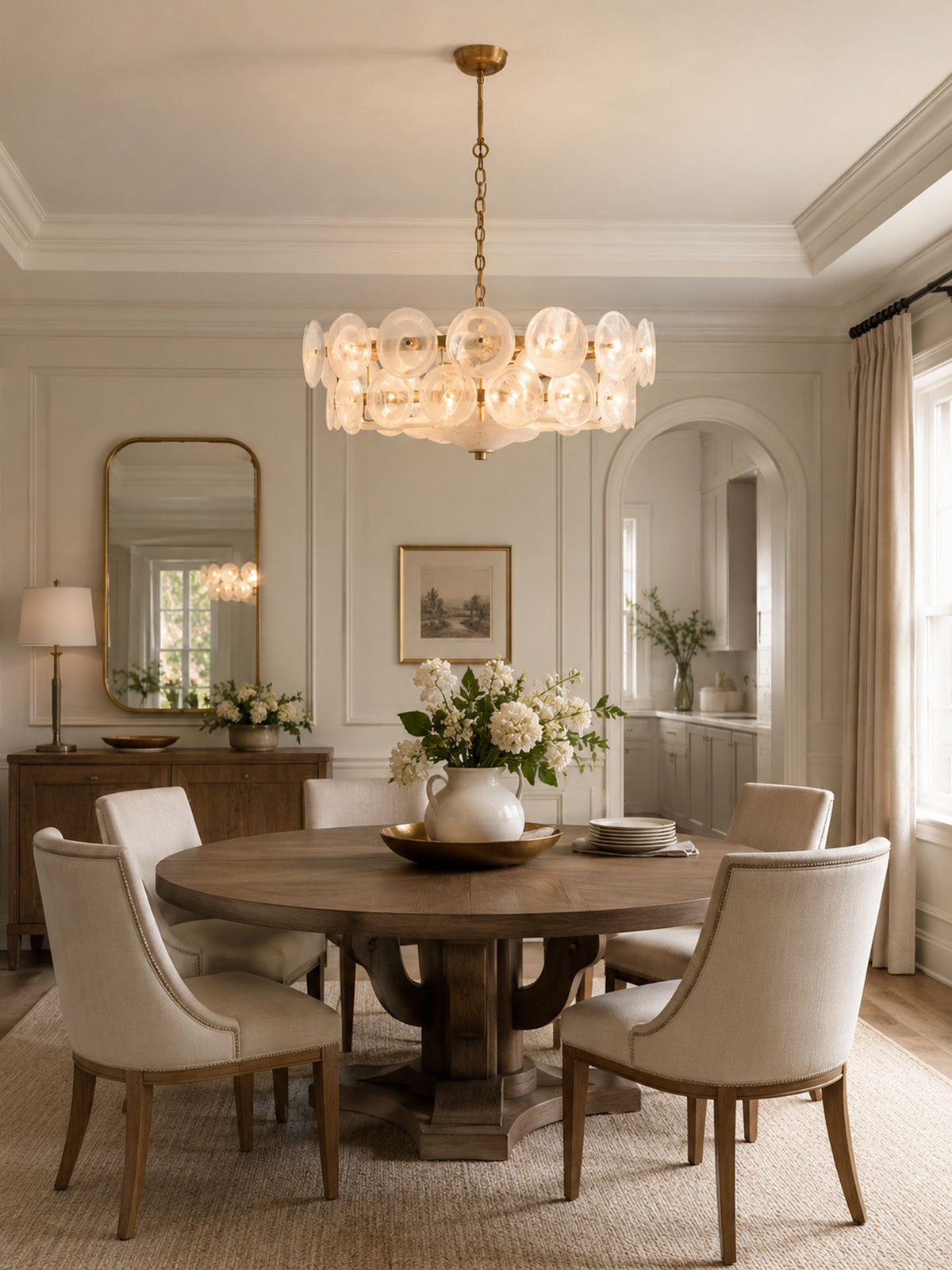 Solerin Floating Disc Glass Chandelier — product detail 14