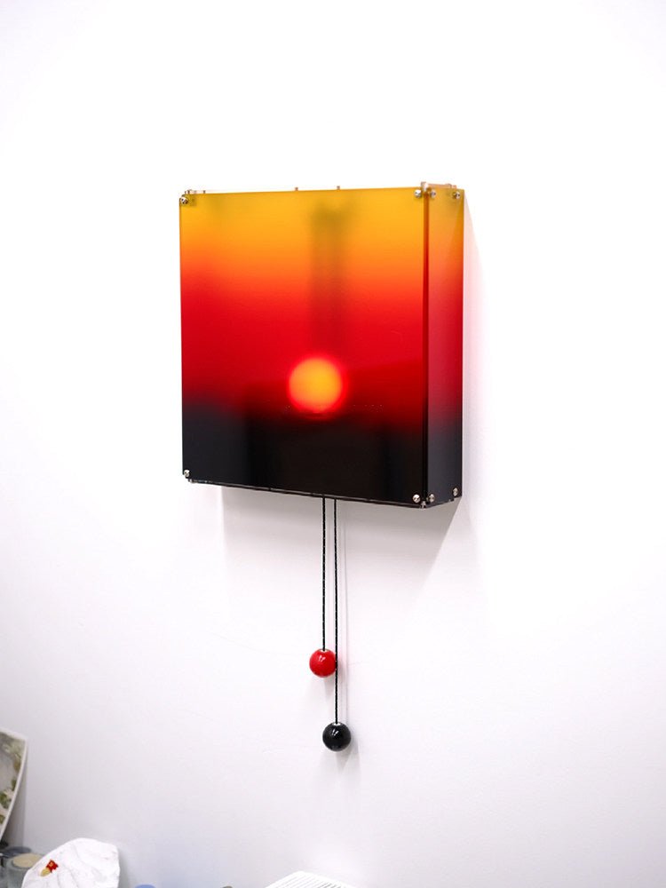 Soleva Sunset Gradient LED Wall Light — finish, form and room detail 6
