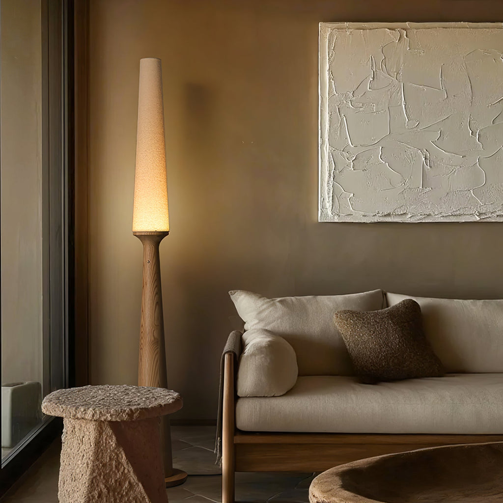 Sora Totem Floor Lamp — product and interior detail 2