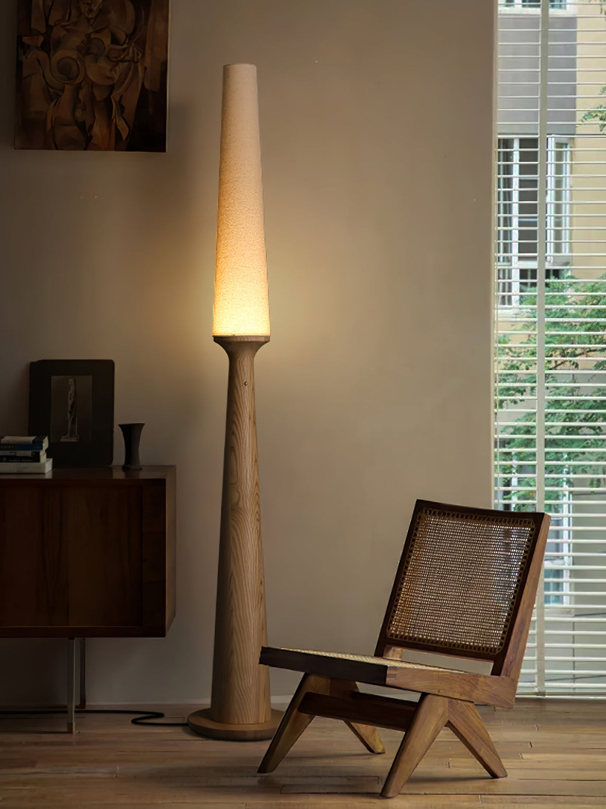 Sora Totem Floor Lamp — product and interior detail 6