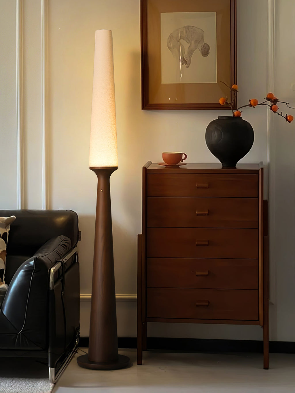 Sora Totem Floor Lamp — product and interior detail 9