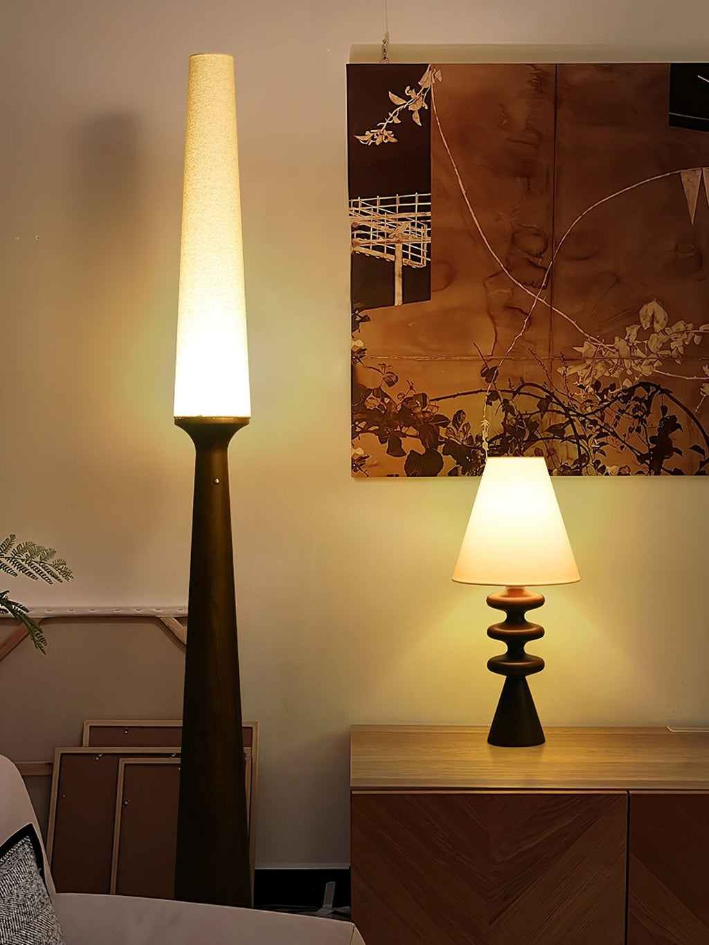 Sora Totem Floor Lamp — product and interior detail 14