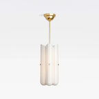 Sorelle Fluted Glass LED Pendant Light — product view