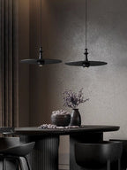 Spindle Disc Wood Pendant Light - product view 16