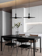 Spindle Disc Wood Pendant Light - product view 18