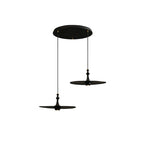 Spindle Disc Wood Pendant Light - product view 48