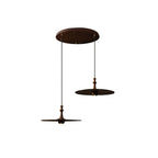 Spindle Disc Wood Pendant Light - product view 51