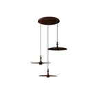 Spindle Disc Wood Pendant Light - product view 52