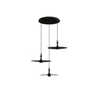 Spindle Disc Wood Pendant Light - product view 53