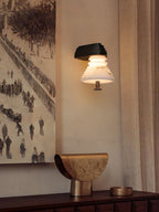 Strata Tiered Alabaster LED Wall Light – wall sconce view 4