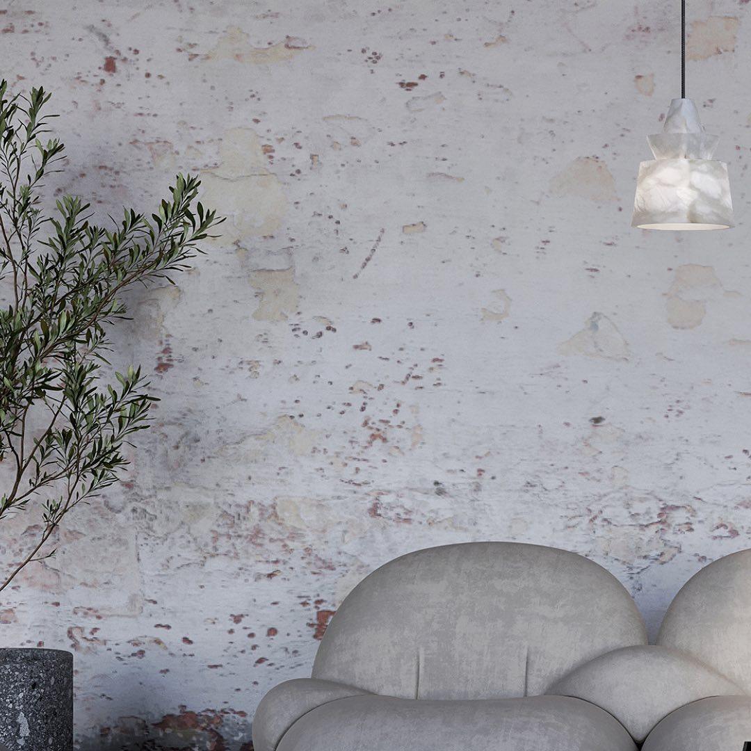 Strata Tiered Alabaster Pendant Light – pendant light view 12