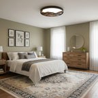 Strata Topographic Wood LED Ceiling Light - product view 11
