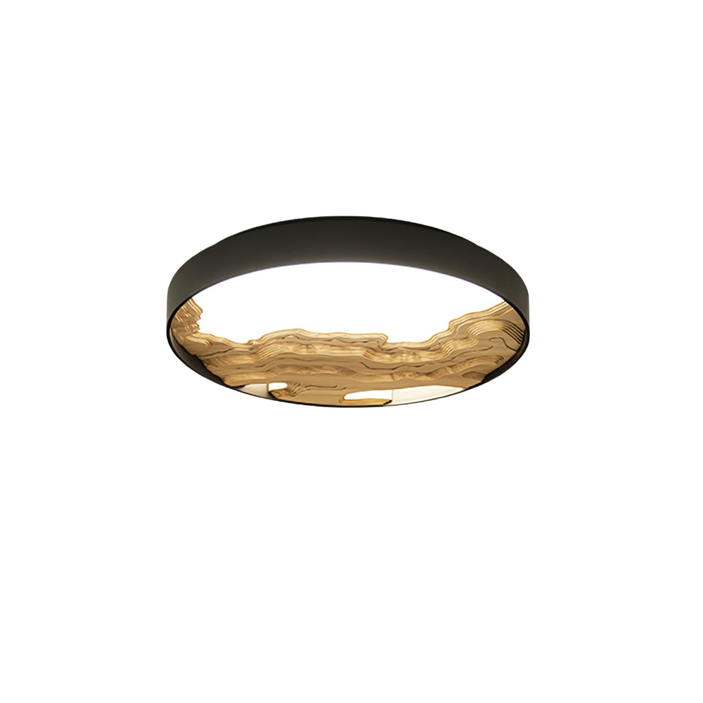 Strata Topographic Wood LED Ceiling Light - product view 28