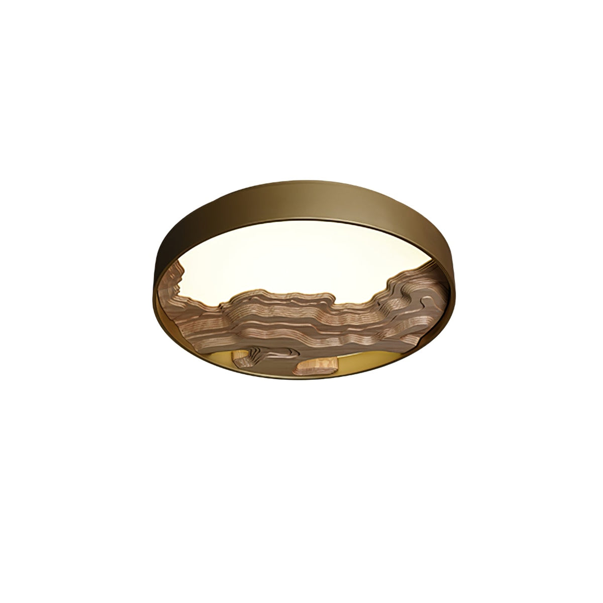 Strata Topographic Wood LED Ceiling Light - product view 29