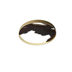 Strata Topographic Wood LED Ceiling Light - product view 38