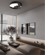 Strata Topographic Wood LED Ceiling Light - product view 55
