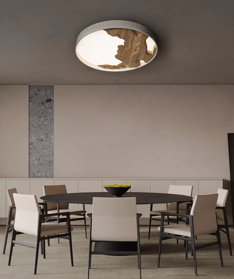 Strata Topographic Wood LED Ceiling Light - product view 57