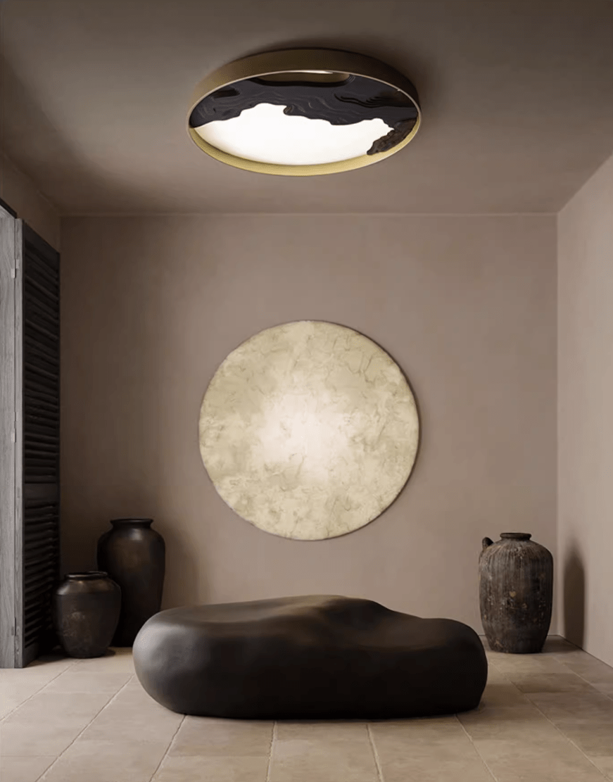 Strata Topographic Wood LED Ceiling Light - product view 58
