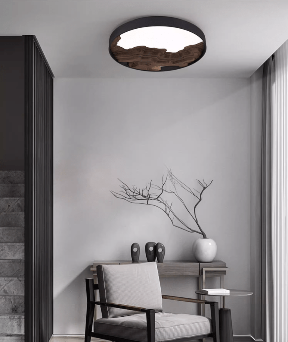 Strata Topographic Wood LED Ceiling Light - product view 59