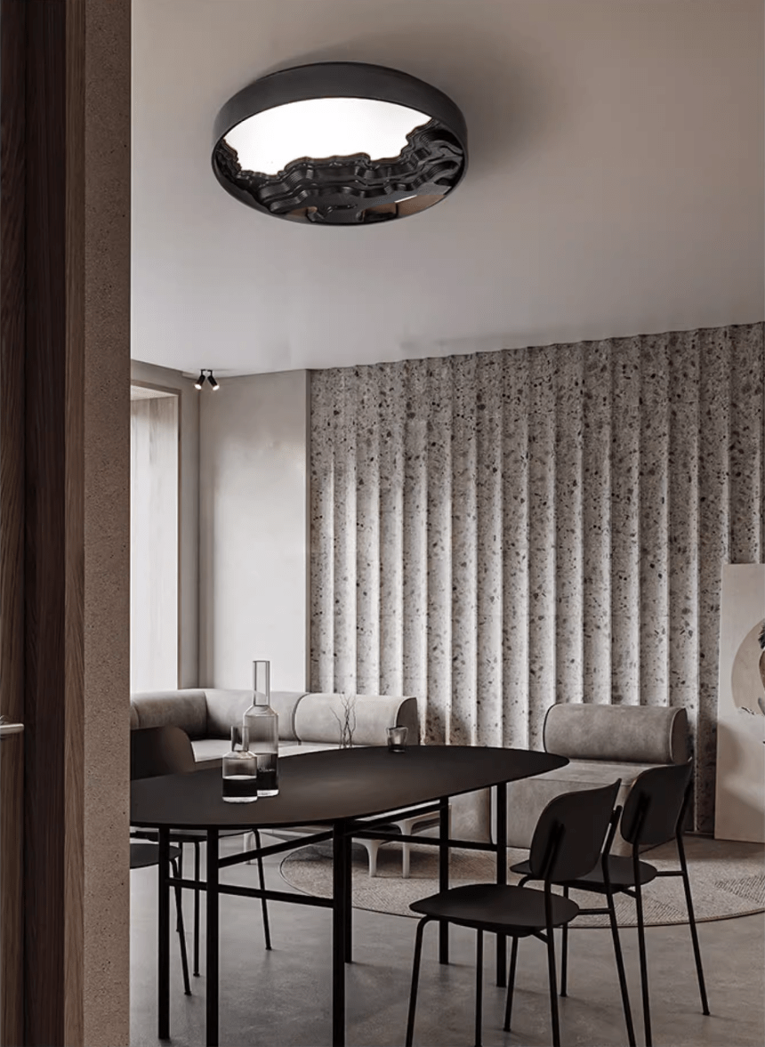 Strata Topographic Wood LED Ceiling Light - product view 61