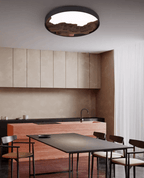 Strata Topographic Wood LED Ceiling Light - product view 62