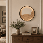 Strata Topographic Wood LED Wall Light - product view 2