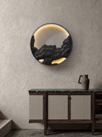 Strata Topographic Wood LED Wall Light - product view 10